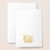 Waterverf Gele Bloementuin met Fotobruiloft Folie Kaarten (Met envelop)