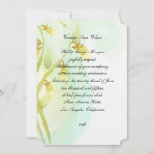 Waterverf gele cellen kaart (Voorkant)