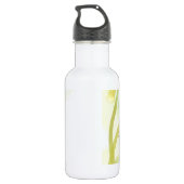 Waterverf gele cellen waterfles  (Achterkant)