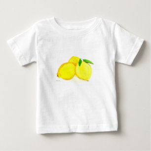 Waterverf Gele citroenen Citrus Modern