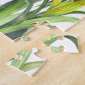 Waterverf Gele Dag Lilies Floral Art Legpuzzel (Zijkant)