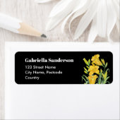 Waterverf gele dag Lilies ventileren Etiket (Insitu)