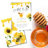 Waterverf Gele Honing Bedoeld om Bruiloft te Viere Kaart