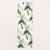 Waterverf gele leemons naadloos patroon yogamat (Achterkant)