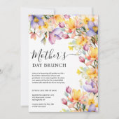 Waterverf Gele maagdenpalmbloemen Moederdag Kaart (Voorkant)