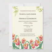 Waterverf gele papegaai kaart (Voorkant)