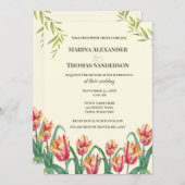 Waterverf gele papegaai kaart (Voorkant / Achterkant)