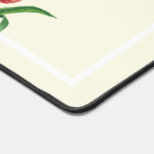 Waterverf gele papegaaiachtigen bureaumat (Hoek)