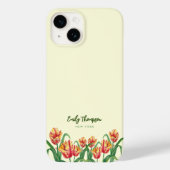 Waterverf gele papegaaiachtigen Case-Mate iPhone case (Achterkant)