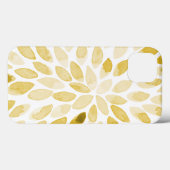 Waterverf gele penseelstreken Case-Mate iPhone case (Achterkant (horizontaal))