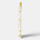 Waterverf gele penseelstreken Case-Mate iPhone case (Achterkant / Rechts)