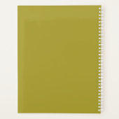 Waterverf Gele Rozen Gouden Bloemstuk Weekplanner Planner (Achterkant)