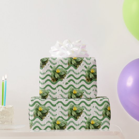 waterverf gele waterlelie Patroon Cadeaupapier (Feestgeschenken)