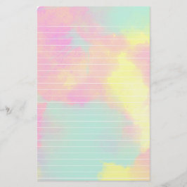 Waterverf gelinkt pastkleurig papier