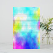 Waterverf-gelinkte banketbakkerij briefpapier (Staand voorkant)