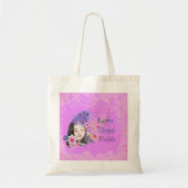 waterverf geloof hoop liefde tote bag (Voorkant)
