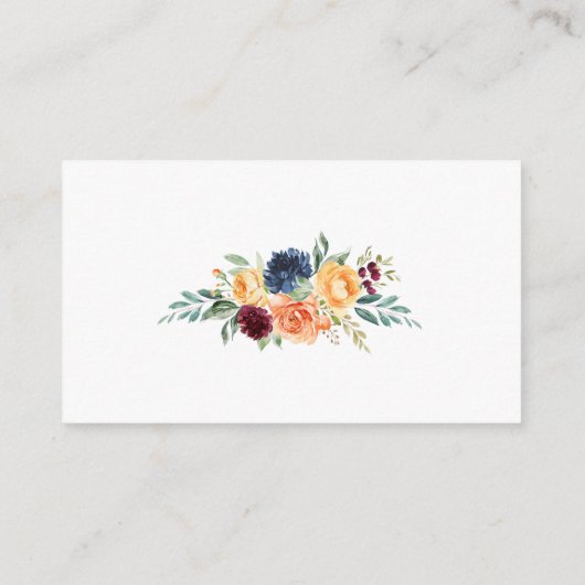 Waterverf gemengd Grieks huwelijk Informatiekaartje (Achterkant)