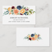 Waterverf gemengd Grieks huwelijk Informatiekaartje (Voorkant / Achterkant)