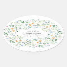 "Waterverf gemengd Lijst" Adres Etiket