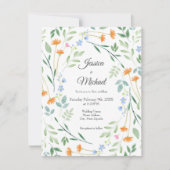 Waterverf gemengd Lijst Kaart (Voorkant)