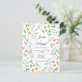 Waterverf gemengd Lijst Kaart (Staand voorkant)