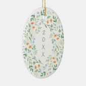 Waterverf gemengd Lijst Keramisch Ornament (Rechts)