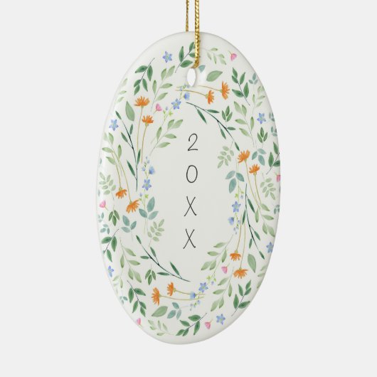 Waterverf gemengd Lijst Keramisch Ornament (Rechts)