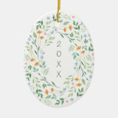 Waterverf gemengd Lijst Keramisch Ornament (Voorkant)