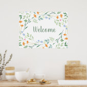 Waterverf gemengd Lijst Poster (Keuken)