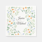 Waterverf gemengd Lijst Servet (Voorkant)