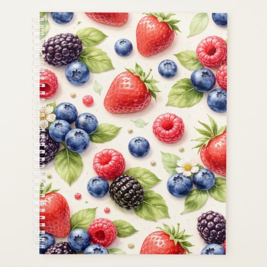 Waterverf Gemengde Bessen Planner (Voorkant)