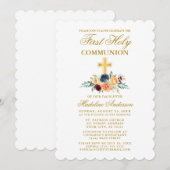 Waterverf Gemengde Floral Greenery Gold Community Kaart (Voorkant / Achterkant)