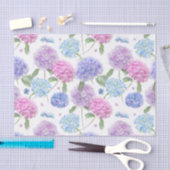 Waterverf Gemengde tuin Hydrangea Flowers Tissuepapier (Craft)