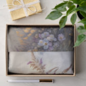 Waterverf gemoute gele paardebloemen tissuepapier (Geschenk)