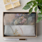 Waterverf gemouteerde gele bloemen tissuepapier (Geschenk)