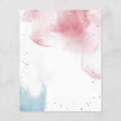 Waterverf Gendergerelateerd spel Baby voorspellen (Achterkant)