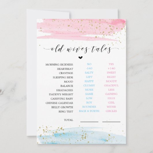 Waterverf Genderkwesties onthullen oude vrouwen sp (Voorkant)