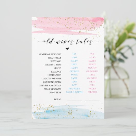 Waterverf Genderkwesties onthullen oude vrouwen sp (Staand voorkant)