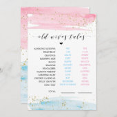 Waterverf Genderkwesties onthullen oude vrouwen sp (Voorkant / Achterkant)