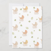 Waterverf Genderneutrale rol Baby shower Kaart (Achterkant)