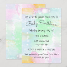 Waterverf Genderonderzoek Uitnodiging