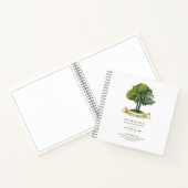 Waterverf genealogie boom familie reünie gast notitieboek (Binnen)