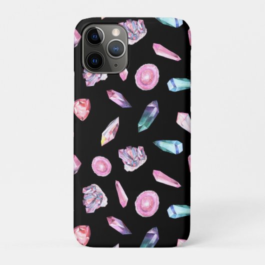 Waterverf Geoden en kristallen Patroon Case-Mate iPhone Case (Achterkant)