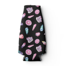 Waterverf Geoden en kristallen Patroon