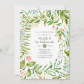 Waterverf Geometric Crystal Bridesmaids Luncheon Kaart (Voorkant)