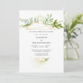 Waterverf Geometric Crystal Bridesmaids Luncheon Kaart (Staand voorkant)