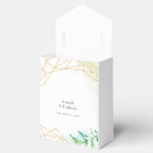 Waterverf Geometric Crystal Wedding Bedankdoosjes (Geopend)