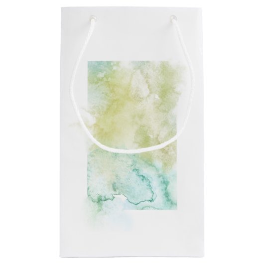 Waterverf Geometric Crystal Wedding Klein Cadeauzakje (Achterkant)