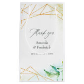 Waterverf Geometric Crystal Wedding Klein Cadeauzakje (Voorkant)