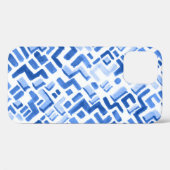 Waterverf geometrisch Abstract naadloos patroon Case-Mate iPhone Case (Achterkant (horizontaal))